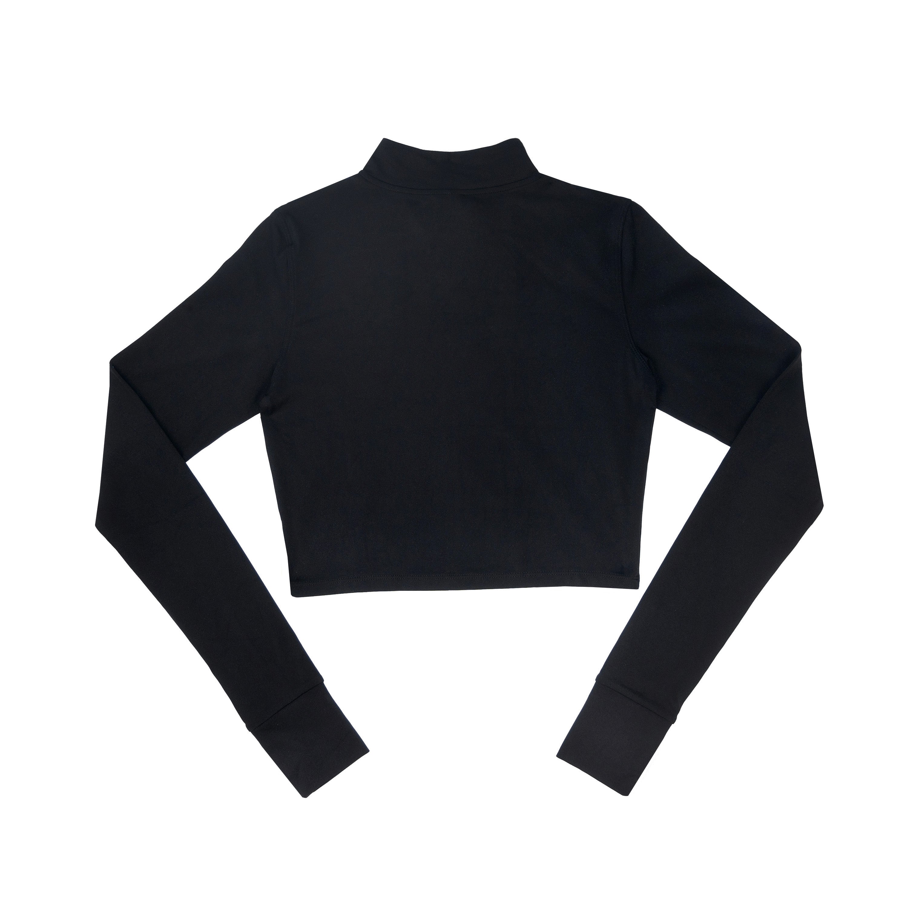 FluxForm™ Cropped Fitted Jacket In Graphite Black