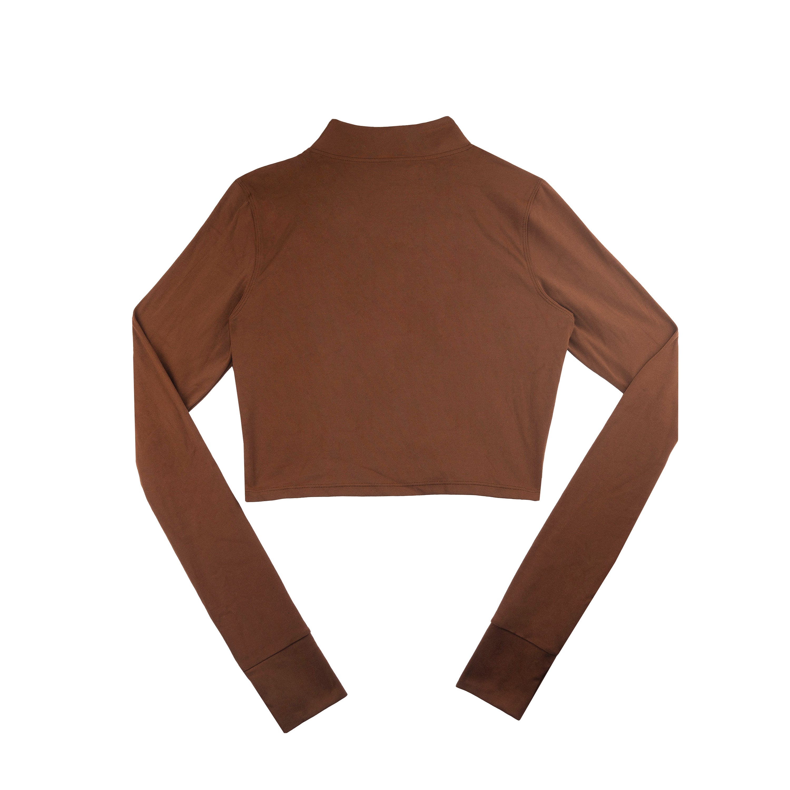 FluxForm™ Cropped Fitted Jacket In Mocha Mousse