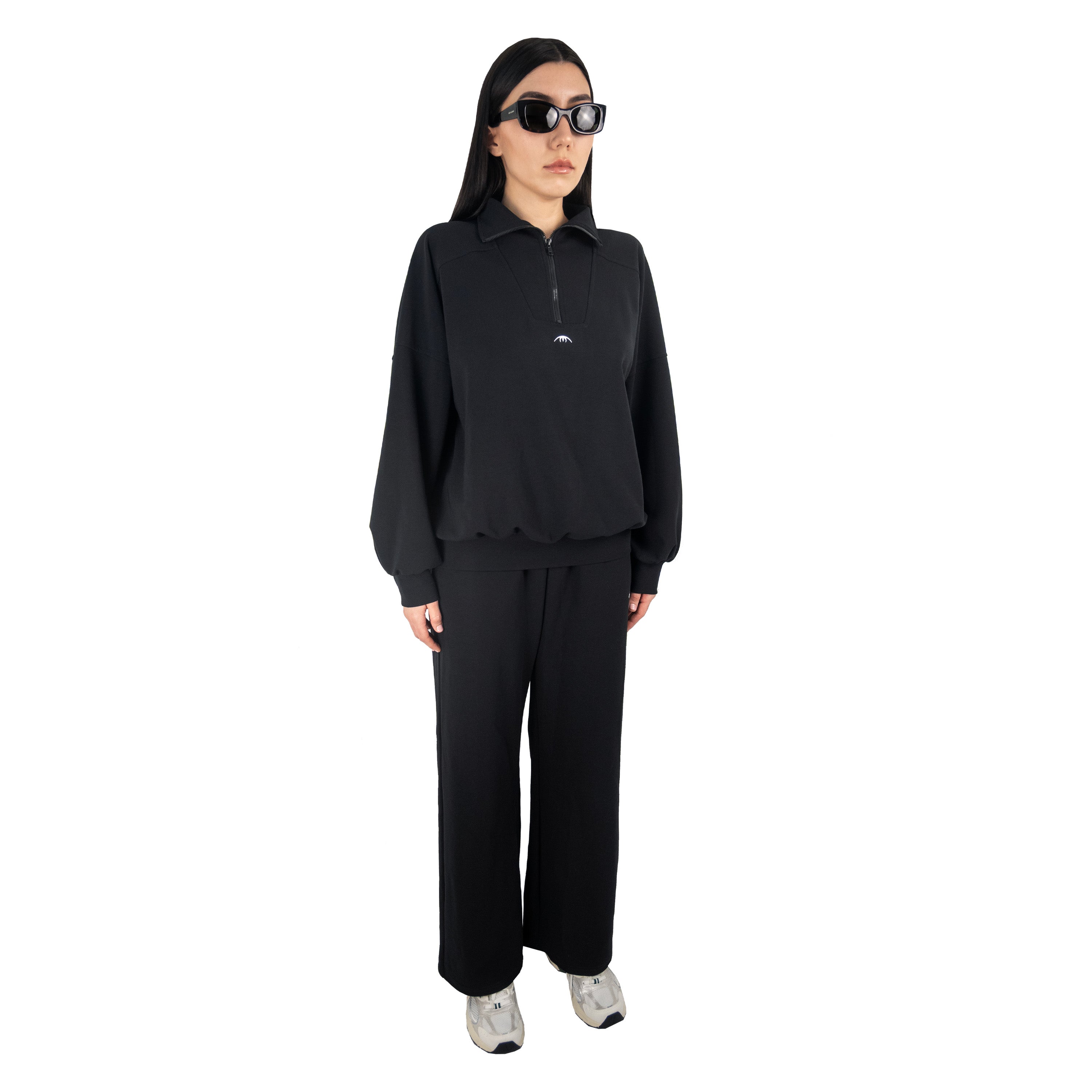 Velantra™️ Oversized Sweatshirt in Black