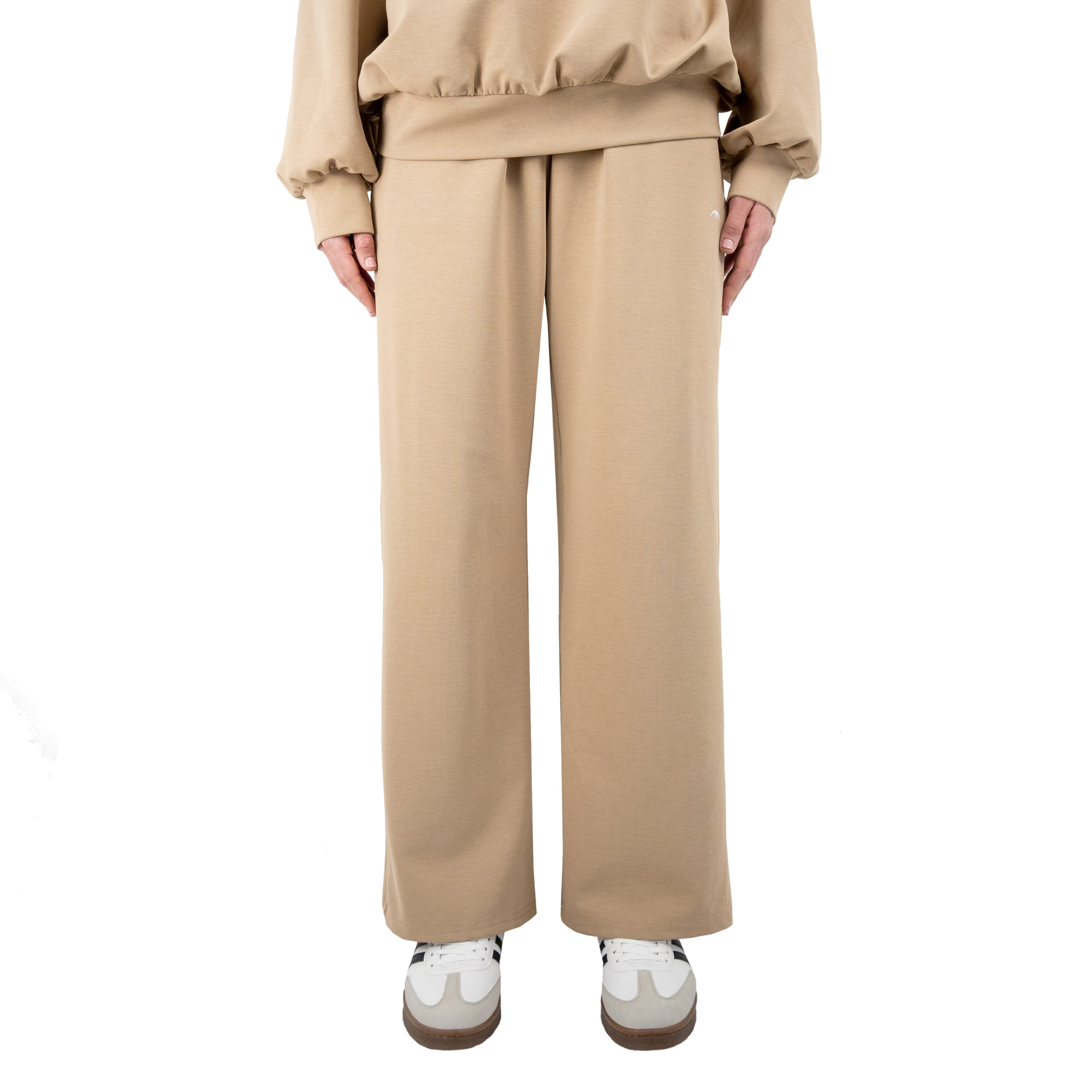 Velantra™️ Flared Pants in Light Brown