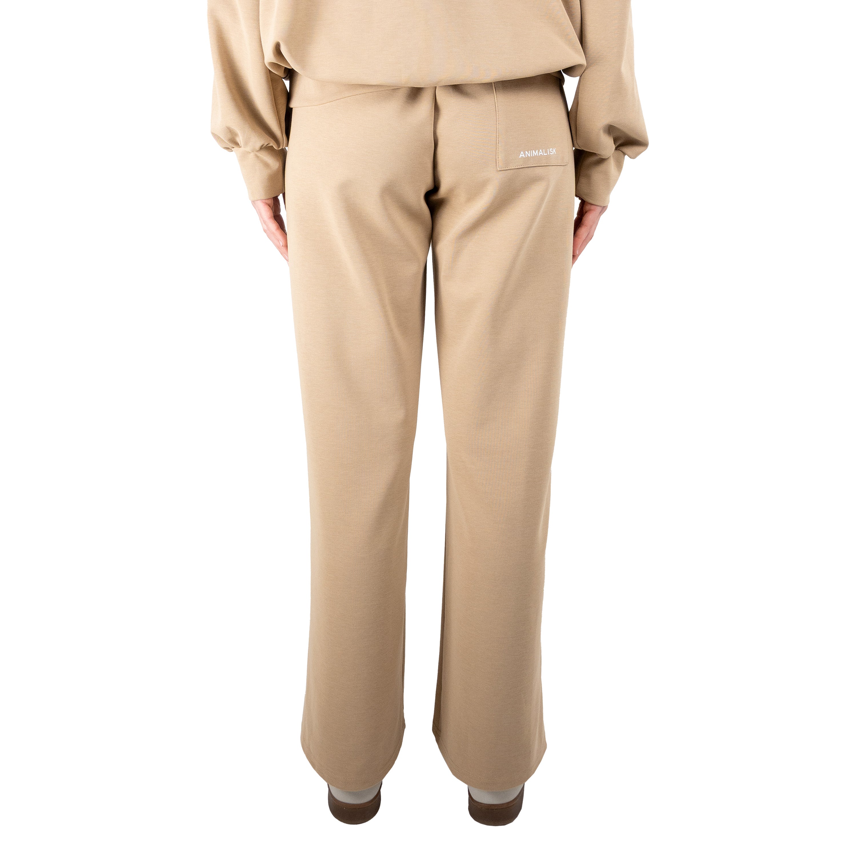 Velantra™️ Flared Pants in Light Brown