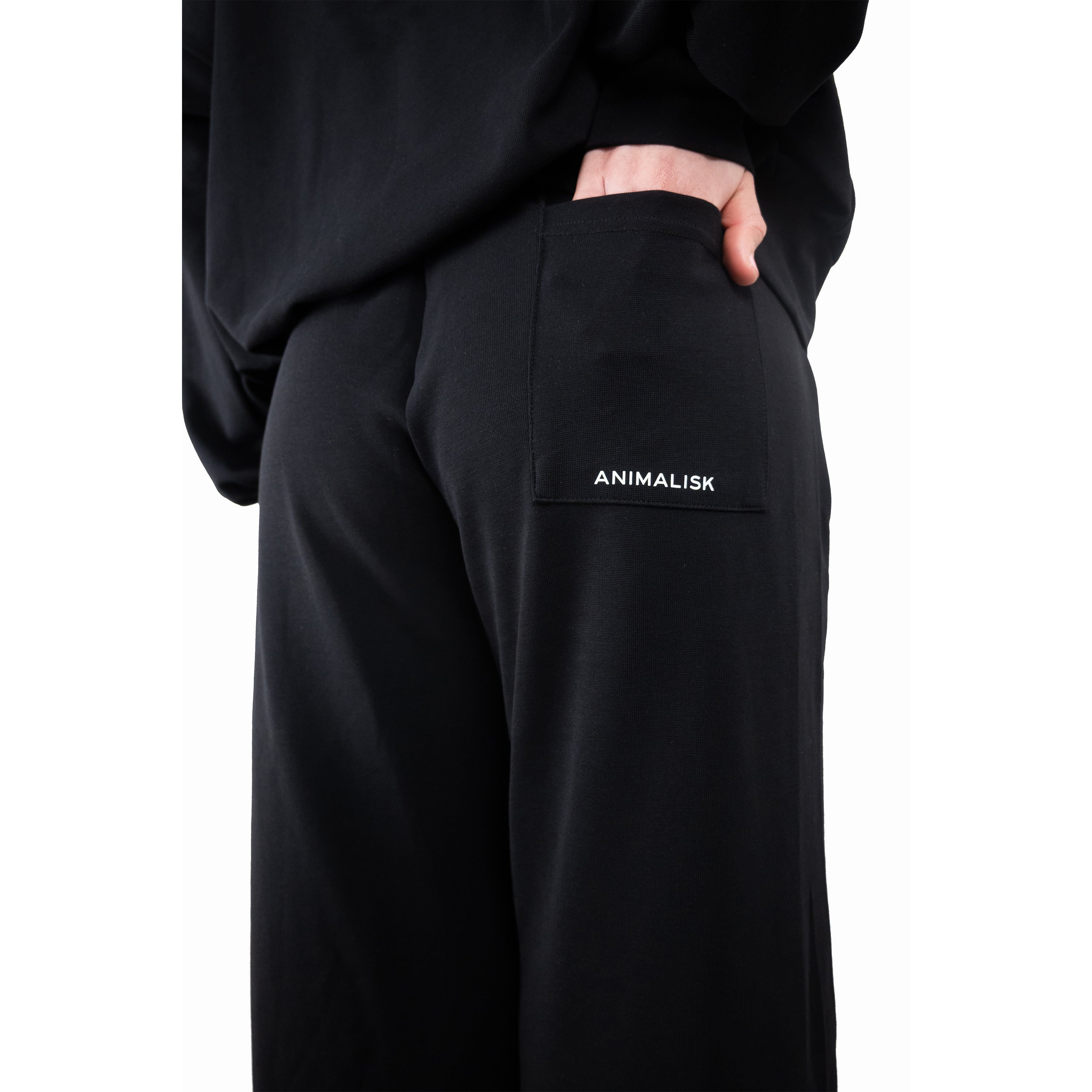 Velantra™️ Flared Pants in Black